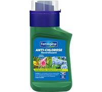 Fertiligène FCLOR2 - Anti-Chlorose Reverdissant Formule Concentrée 250 ML - Double Action : Préventif et curatif - Combat Les 3 principales carences du jaunissement des Feuilles - Jusqu'à 12 Pieds