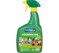 FERTILIGENE FCOCPAL - Pulvérisateur Insecticide Cochenilles Prêt à l'Emploi 800 ml - A base d'huile végétale de Colza - Elimine efficacement tous types de cochenilles (farineuse, bouclier, carapace)