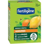 Fertiligène FEGAGR12 - Engrais Végétal Agrumes, Plantes Méditerranéennes 1,2 kg - des Fruits Plus abondants - Seulement 1 Application en 3 Mois - Jusqu'à 48 Arbres - Produit 100% Naturel avec zéolite