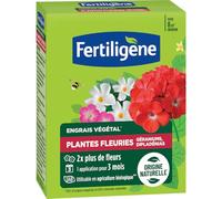 FERTILIGENE FEGFLE650 - Engrais Végétal Plantes Fleuries, Géraniums, Dipladénias 650 g - 2 fois plus de fleurs -Seulement 1 application en 3 mois - Jusqu'à 8 m² - Produit 100% naturel avec zéolite