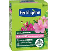 FERTILIGENE FEGLAU650 - Engrais Végétal Lauriers Roses, Bougainvilliers 650 g - Des fleurs plus abondantes - Seulement 1 application en 3 mois - Jusqu'à 26 plantes - Produit 100% naturel avec zéolite