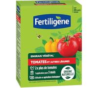 FERTILIGENE FEGTOM12 - Engrais Végétal Tomates et Légumes 1,2 kg - Pour 2 fois plus de tomates - Seulement 1 application en 3 mois - Jusqu'à 20 plants environ - Produit 100% naturel avec zéolite
