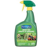 FERTILIGENE FLEGPAL - Pulvérisateur Insecticide Fruits et Légumes Prêt à l'Emploi 800 ml - A base d'huile végétale de Colza - Protège le potager des pucerons et cochenilles - Fabriqué en France