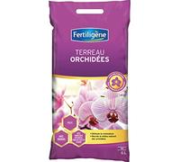FERTILIGENE FORCH6P - Terreau Orchidées 6 L - Stimule la Croissance - Recrée Le Milieu Naturel des orchidées - Floraison Plus abondante et prolongée - avec Engrais, écorces, Fibre de Coco et Tourbe