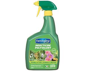 Fertiligène FVEGPAL - Pulvérisateur Insecticide Polyvalent Prêt à l'emploi 800 ML - A Base d'huile végétale de Colza - Elimine de Nombreux Insectes (cochenille, Mouche Blanche, Puceron, acariens)