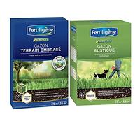 Fertiligene Gazon Terrain Ombragé, 25m² & Fertiligene Gazon Rustique Universel, 35m²