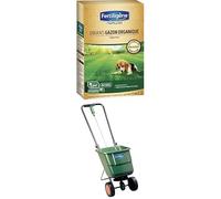 FERTILIGÈNE Kit Semis Gazon - Gazon Universel 1 kg + Épandeur Rotatif Easy Green 3-en-1 - Semis Homogène pour Création et Regarnissage de Pelouse