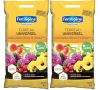 FERTILIGENE NATUREN FUNI6P - Terreau Universel Plantes Intérieur et Extérieur UAB 6 L -Accroît les récoltes-Favorise la floraison et l'enracinement -Terreau avec engrais organique - Fabriqué en France