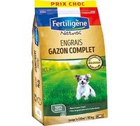 FERTILIGENE NATUREN NATGAZCOMP - Engrais Gazon Complet 10 kg - Nourrit jusqu'à 3 mois - Gazon plus vert et plus dense - Action longue durée et enrichie en magnésuim - Engrais 100% naturel - Pour 330m²