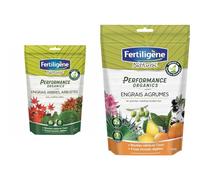 FERTILIGENE NATUREN POEARB7 - Engrais Granulés Performance Organics Arbres, Arbustes, Buis & NATUREN POEAG7 - Engrais Granulés Performance Organics Agrumes, Plantes Méditerranéennes UAB 700 g