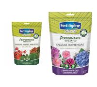 FERTILIGENE NATUREN POEARB7 - Engrais Granulés Performance Organics Arbres, Arbustes, Buis & NATUREN POEHOR7 - Engrais Granulés Performance Organics Hortensias, Rhododendrons, Camélias UAB 700g
