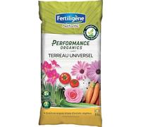 FERTILIGENE NATUREN POTUN35 - Terreau Universel Performance Organics UAB 35 L - pour 2 Fois Plus de Fleurs et récoltes - Nourrit Les Cultures Pendant 3 Mois - Enrichi en Engrais - Fabriqué en France