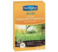 FERTILIGÈNE Semences Gazon Terrain Sec & Ensoleillé 875g - Haute Résistance Sécheresse & Chaleur - Pour 35 m²