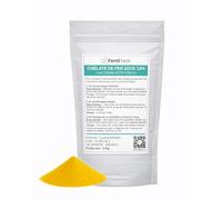 FertilTech Chélate de Fer EDTA 13% 1 kg - Anti-Chlorose Plantes et Gazon - Engrais Foliaire Soluble - Carence en Fer - Jardin, Feuilles Jaunes, Hydroponie