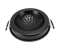 Fesjoy Grille Charbon de Bois, Matériau Aluminium (30cm/11.81in Black) | Polyvalent pour les fondues et les grillades, adapté aux réunions à domicile, fonctionnalité antiadhésive