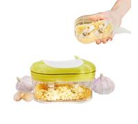 Fesjoy Hachoir Alimentaire Manuel, Matériau de Haute qualité, Lames Tranchantes, Facile à Nettoyer pour Mini Hachoir, Piments, Fruits, Outil de Cuisine (Vert)