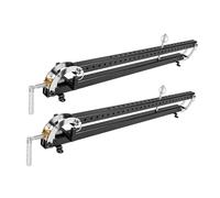 Fesjoy Pince de Panneau Polyvalente de 24 Pouces, Pince Parallèle à Pression à 4 Voies pour Planche Découper Table, 2 Pièces, Outil Durable pour les Menuisiers Professionnels