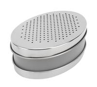 Fesjoy Râpe à Fromage en Acier Inoxydable avec Récipient de Rangement | Grille double face, Facile à nettoyer, Conception portable, Convient aux maisons et aux pique-niques