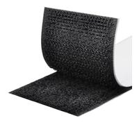 Fesoar Scratch Autocollant Double Face, Rubans Adhésifs, Bande Agrippantes Adhésives, Hook Loop Bande pour Tous Les Types D'installations Cadre Photo (Noir, 50 mm x 5 m)