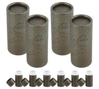 FESTFENDS 10pièces Boîtes Tube Emballage Kraft Résistantes pour Flacons Huiles Essentielles Cylindriques Réutilisables pour Stockage et Transport Coffrets Cadeau Élégants et Pratiques