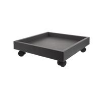 FESTFENDS Bac de récupération des condensats pour climatiseur et déshumidificateur, étanche, carré et mobile avec 4 roulettes, pour bureau ou chambre, supporte jusqu'à 100 kg, protège les