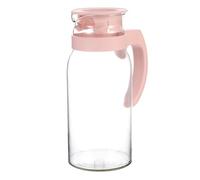 FESTFENDS Bouilloire Réutilisable Récipient Thé Couvercle Étanche en Verre Quartz Résistant la Chaleur de 1100ml pour Bureau ou Chambre