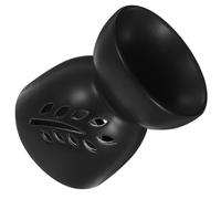 FESTFENDS Brûleur à Cire Fondue Portable et Décoratif Motif Ajouré Noir en Céramique Diffuseur D'huile Essentielle Cuisine et Sauna