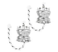 FESTFENDS Brûleur de Lampe à Huile Vintage 2 Pièces en Fer et Coton Technologie Anti-Fuite pour Éclairage Domestique Prolongé et Entretien Facile
