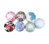 FESTFENDS Coffret 7 Pièces de Pots à Bougies Métalliques Ronds, Contenant Bougie Vide pour Projets DIY, Stockage Artisanat et Bonbons, Fabrication Bougie Aromathérapie