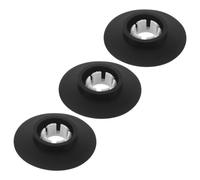 FESTFENDS Ensemble De 3 Joints de Toilettes Domestiques en Silicone Noir | Rondelles 0,7 Po, Bord Épaissi, Plastique et Silicone, pour Surfaces PVC et Céramique, Usage Toute Saison