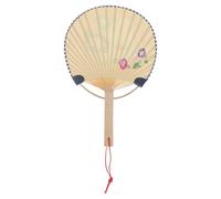 FESTFENDS Éventail à Main de Style Rétro pour Garçon et Filles en Bambou et Papier, Mini Ventilateur Portable Élégant pour Rafraîchir et Décorer Plusieurs Styles Plusieurs Styles