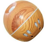 FESTFENDS Humidificateur D'air Capacité 130ml Diffuseur en Bois Creux USB Portable Design Élégant, pour Maison et Bureau