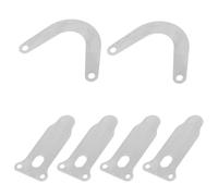 FESTFENDS Kit de 6 Plaques de Soupape en Alliage de Fer pour Compresseurs D'air, Forme Langue, U et V, Accessoires pour Compresseur Régulation du Débit D'air et Haute Efficacité