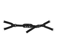 FESTFENDS Mentonnière de Protection en Nylon et Pp pour Casque de Baseball et Softball, Confortable Forme en Coupe, Facile à Enlever, Sangle de Menton Noire Adaptée Sport