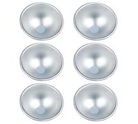 FESTFENDS Moule à Pudding Demi-sphère en Alliage D'aluminium Léger et Antiadhésif, 6 Pièces pour Pâtisserie DIY et Cuisson de Gâteaux Maison