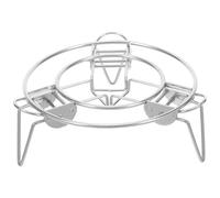 FESTFENDS Panier vapeur pour casseroles - Dessous de plat pliable de 16 cm - Panier vapeur extensible en acier inoxydable de 16 à 25 cm pour wok, poêles, ustensiles de cuisine et réfrigération
