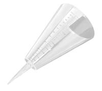 FESTFENDS Pluviomètre Professionnel Conique en Plastique Transparent pour Jardin et Agriculture, Mesure Précise Pluie avec Échelle Graduée Facile à Lire