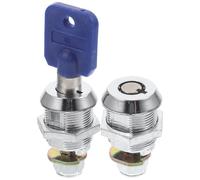 FESTFENDS Serrure Batteuse Tubulaire Ronde Verrou À Came Pour Cabinet Porte De Métal Machine Arcade 17 MM Avec 1 t Accessoires Pour RV Doors Couleur Aléatoire