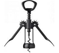 FestiCook Tire-Bouchon à Ailes en Métal - Ouvre-Bouteille Manuel pour Vin - Extracteur de Bouchon Robuste, Ergonomique et Facile à Utiliser - Accessoire de Cuisine pour Bouteilles de Vin et Spiritueux