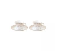 FESTIVE Coffret 2 tasses à café 8 n porcelaine SC