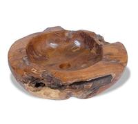 Festnight- Lavabo en Bois 45 x (12-15) cm Marron