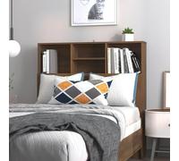 Festnight Tête de lit avec Rangement Tete de lit 100 cm Têtes de lit pour Adulte-Chêne marron-100x19x103,5 cm
