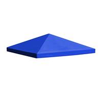 Festnight Toile de Toit Toit de Chapiteau Toile pour Tonelle Toit de tonnelle 3x3 m imperméable Bleu