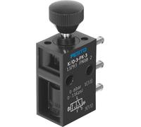 Festo 3/2 NO/NC Monostable Vanne À Bouton-Poussoir PK-3 80l/min - 13793