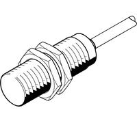 FESTO 553548 - Détecteur de proximité inductif, 5 mm, câble de connexion, 2,5 M
