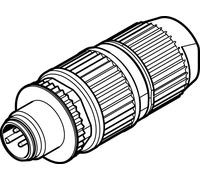 Festo Connecteur 4-pins A-codé M12x1 IP65 IP67 - 564947