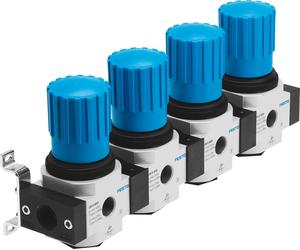 Festo Regulatrice De Pression Combinaison De Détendeur G1/4'' 0.5-7bar 1800l/min Mini - 528984
