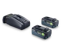 Festool 18V 2x8,0/SCA16 Kit énergie 2x batterie 18 V 8,0 Ah ( 2x 578746 ) + chargeur ( 576953 )