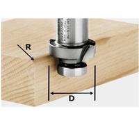 Festool 490095 Fraise à moulurer Carbure de tungstène arc en plein cintre Dimension produit, Ø 27 mm