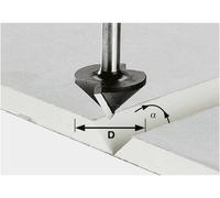 Festool 491001 Fraise pour placoplâtre Longueur 49 mm Dimension produit, Ø 32 mm Longueur de travail 16 mm Diamètre de tige 8 mm